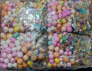 __GLITTER DUST + THERMOCOL BALLS SMALL PKT MRP RS 10 (BOX-13)