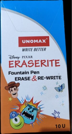 UNOMAX INK ERASER ERASERITE PEN MRP 25 RACK G2A4