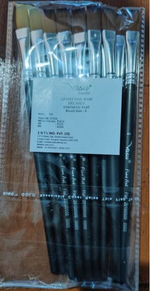 FLAT BRUSH NO.6 MRP RS 60 G2E3