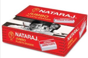 NATRAJ JUMBO PLASTO ERASER MRP RS 40 G2J4