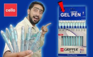 CELLO GRIPPER GEL PEN BLUE BEST MRP RS 10 G2F3