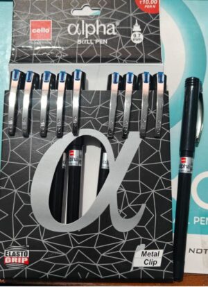 CELLO ALPHA BALL PEN BLUE MRP RS 10 G2G3