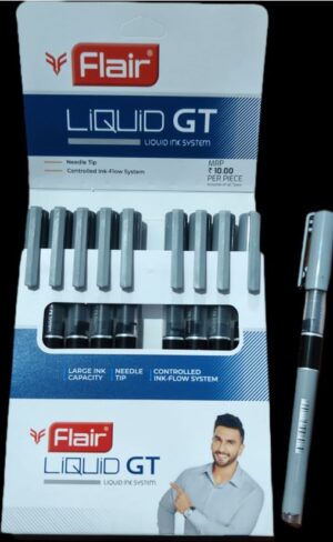 FLAIR LIQUID GT ROLLER PEN BLACK MRP RS 10 G2f2