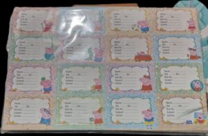 NAME SLIP PEPPA PIG MRP RS 10 G2J4
