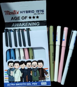 MONTEX HYBRID GEL PEN BLUE MRP RS 10 G2F3