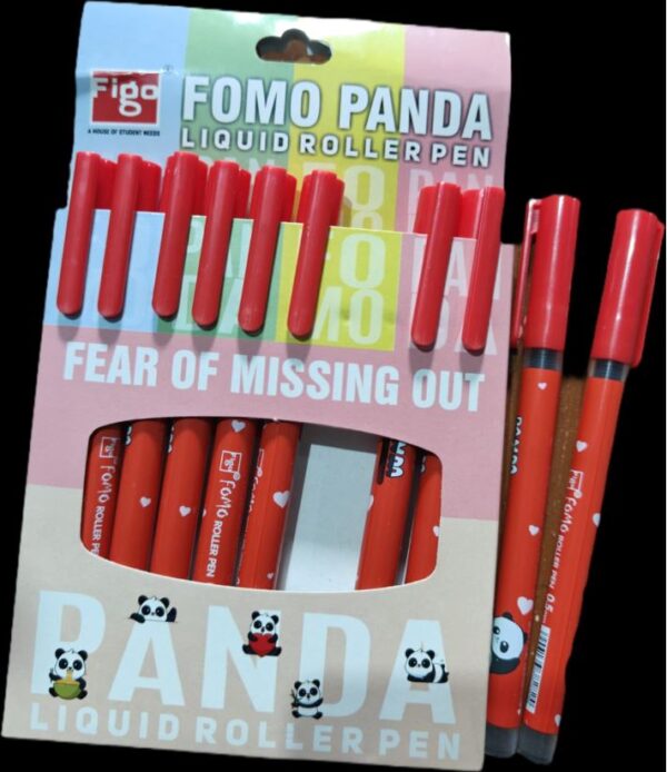FIGO PANDA ROLLER PEN RED BEST MRP RS 10 G2F2