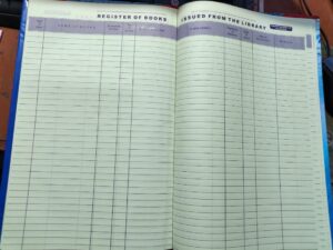 LIBRARY ISSUED REGISTER NO. 2 MRP RS 275 G3M2