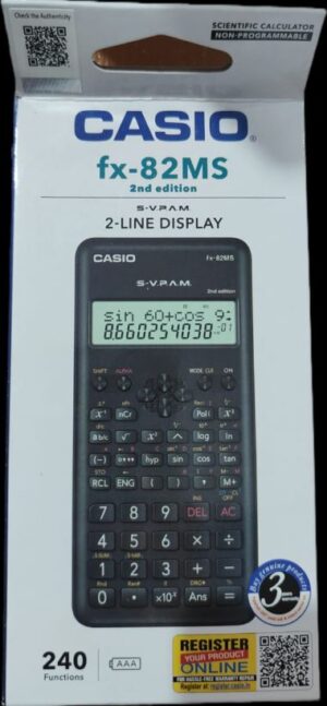 CASIO CALCULATOR 82MS 2ND EDITION MRP RS 625