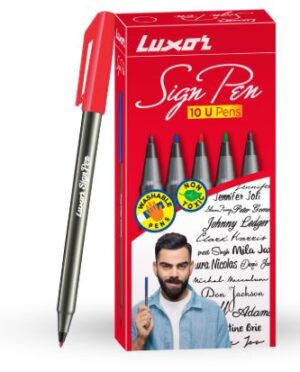LUXOR SIGN PEN RED MRP RS 12 G2J1