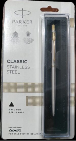 PARKER CLASSIC STAINLESS STEEL BALL PEN MRP RS 540 (S5)