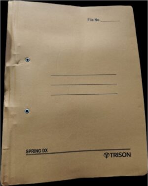 TRISON SPRING DX FILE COVER MRP RS 30