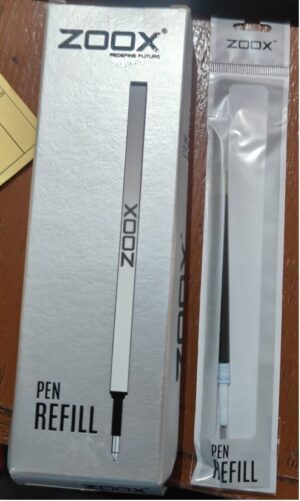 ZOOX ROLLER PEN REFILL BLUE MRP RS 20 (REFILL BOX)