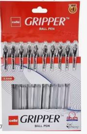 CELLO GRIPPER BALL PEN BLACK MRP RS 10 (G2G2)