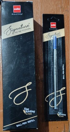 CELLO SIGNATURE BALL PEN REFILL MRP RS 40 (REFILL BOX)
