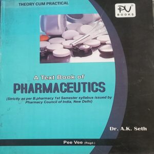 PHARMACEUTICS 1ST SEM PEE VEE MRP RS 625