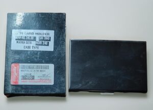 ATM CARD HOLDER NO. E1600 METALLIC MRP RS 245 G2J3