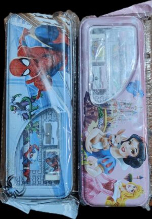 _ METAL PENCIL BOX WITH SATTIONARY MRP RS 150