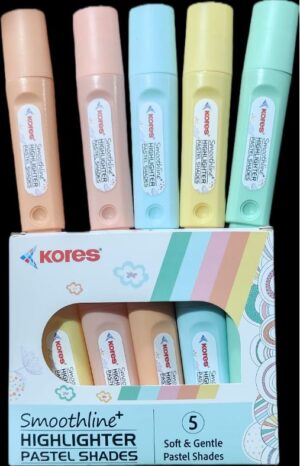 KORES PASTEL HIGHLIGHTER SET MRP RS 125 G2J2