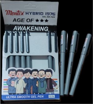 MONTEX HYBRID GEL PEN BLACK MRP RS 10 G2F2