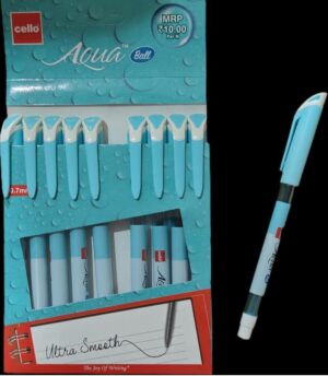CELLO AQUA BALL PEN BLUE MRP RS 10 G2G3