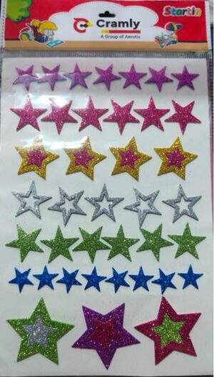 __GLITTER STICKER STAR MRP RS 50 (SR 60) RACK A3