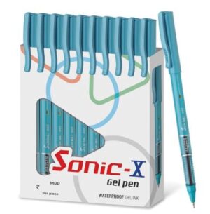 HAUSER SONIC X GEL PEN BLUE MRP RS 10 (G2F3)