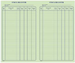STOCK REGISTER