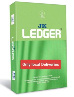 JK LEDGER 80 GSM PAPER RIM MRP560( Only local deliveries) (RACK G3H4)
