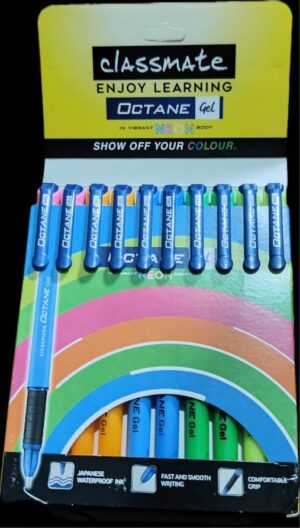 CLASSMATE OCTANE NEON GEL BLUE MRP RS 100