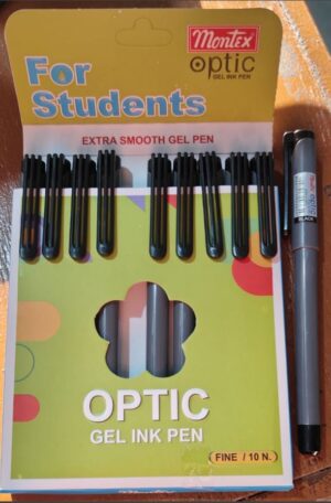 MONTEX OPTIC GEL PEN BLACK MRP RS 10 G2F2