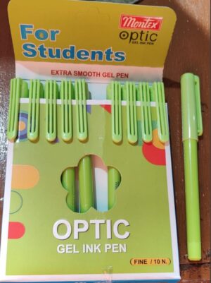 MONTEX OPTIC GEL PEN GREEN MRP RS 10 G2F2