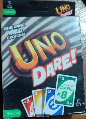 _ UNO DARE PLAYING CARDS PKT MRP RS 135 RACK B3