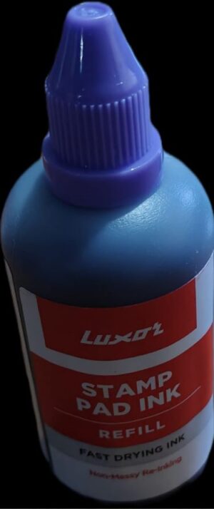 LUXOR STAMP PAD INK PURPLE MRP RS 30 G2G4