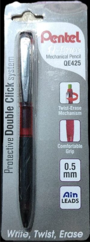 PENTEL Q ERASE MECHANICAL PENCIL 0.5 MM MRP RS 50 G2I2