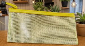 SAYA MESH ZIPPER BAG MRP RS 30