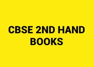 CBSE 2ND HAND BOOKS