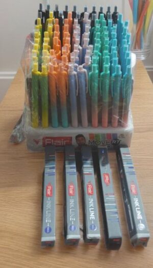 FLAIR MOVE RT BALL PEN STAND (100 PCS) MRP RS 1000