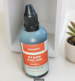 LUXOR STAMP PAD INK BLACK MRP RS 30 G2G4