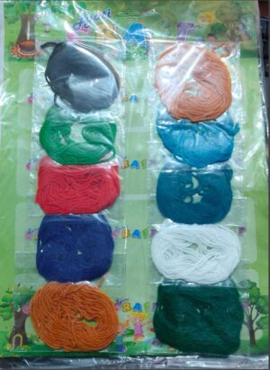 _COLORFUL WOOLEN THREAD IN PKT MRP RS 15 (BOX NO.15)