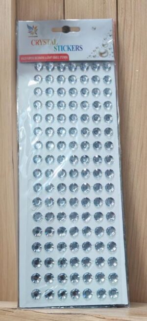 _TRANSPARENT CRYSTAL STICKER MRP RS 40 (DOMS STAND)