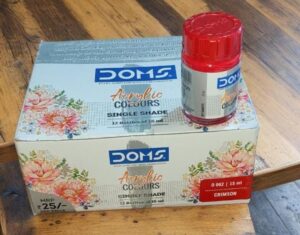 DOMS ACRYLIC / FABRIC COLOR LOOSE CRIMSON / RED MRP RS 25 G2M2