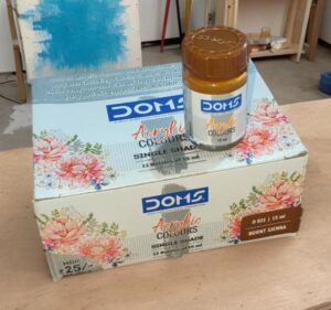 DOMS ACRYLIC / FABRIC COLOR BURNT SIENNA / BROWN MRP RS 25 G2M2