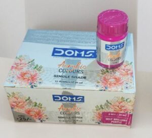 DOMS ACRYLIC COLOR PURPLE MRP RS 25 G2M2