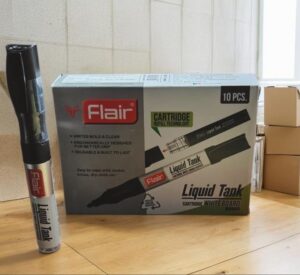 FLAIR LIQUID TANK WHITEBOARD MARKER BLACK BEST MRP RS 25 (G2J2)