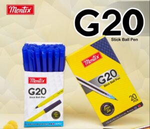 MONTEX G20 STICK BALL PEN BLUE MRP RS 5 G2K1