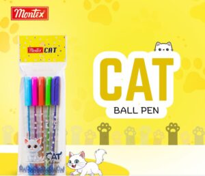xxx MONTEX CAT BALL PEN BLUE BEST MRP RS 6 G2K1
