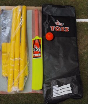 CRICKET BAT SET NO.5 PLASTIC MRP RS 1095 TOP RACK