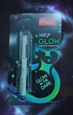 FLAIR INK GLOW INK PEN BLUE BEST MRP RS 50