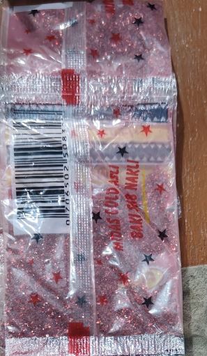 _ RED GLITTER DUST SMALL PKT MRP RS 5 (RACK C6)