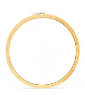 _6 INCH WOODEN ROUND FRAME Embroidery MRP RS 60 (RACK C9 SPORTS ROOM)